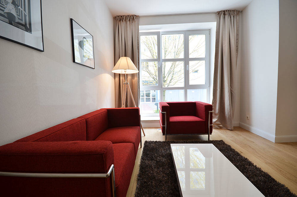Thumb - Exquisite, fully furnished 1-bedroom designer apartment for your temporary stay at Frankfurt Green Belt