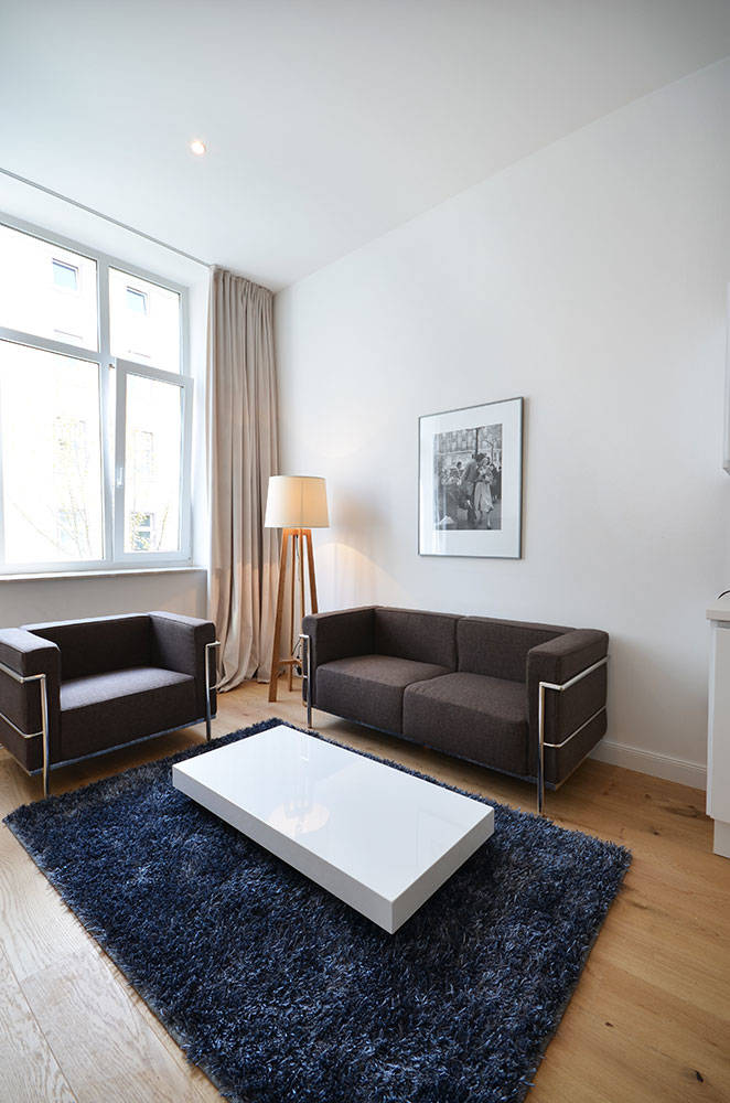 Thumb - Stylish and completely furnished 35 sqm serviced apartment in Frankfurt near White Tower num - 1